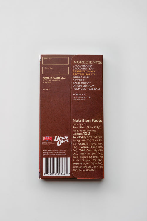 48% Qrispy Qrunch Milk Chocolate 20g protein