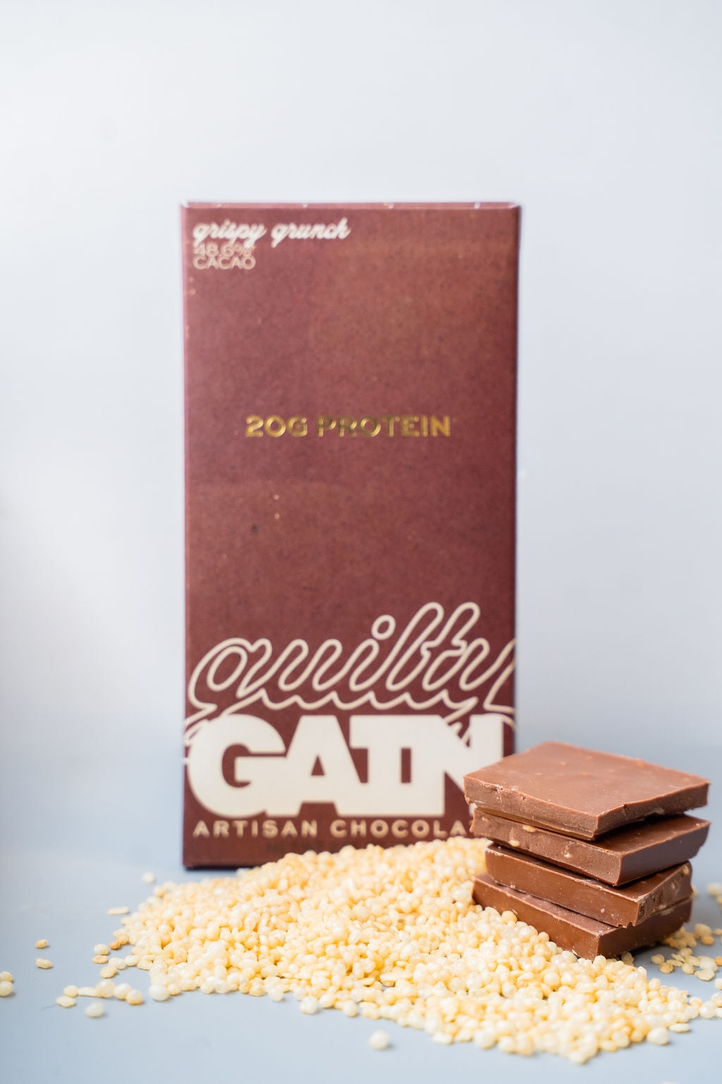 48% Qrispy Qrunch Milk Chocolate 20g protein
