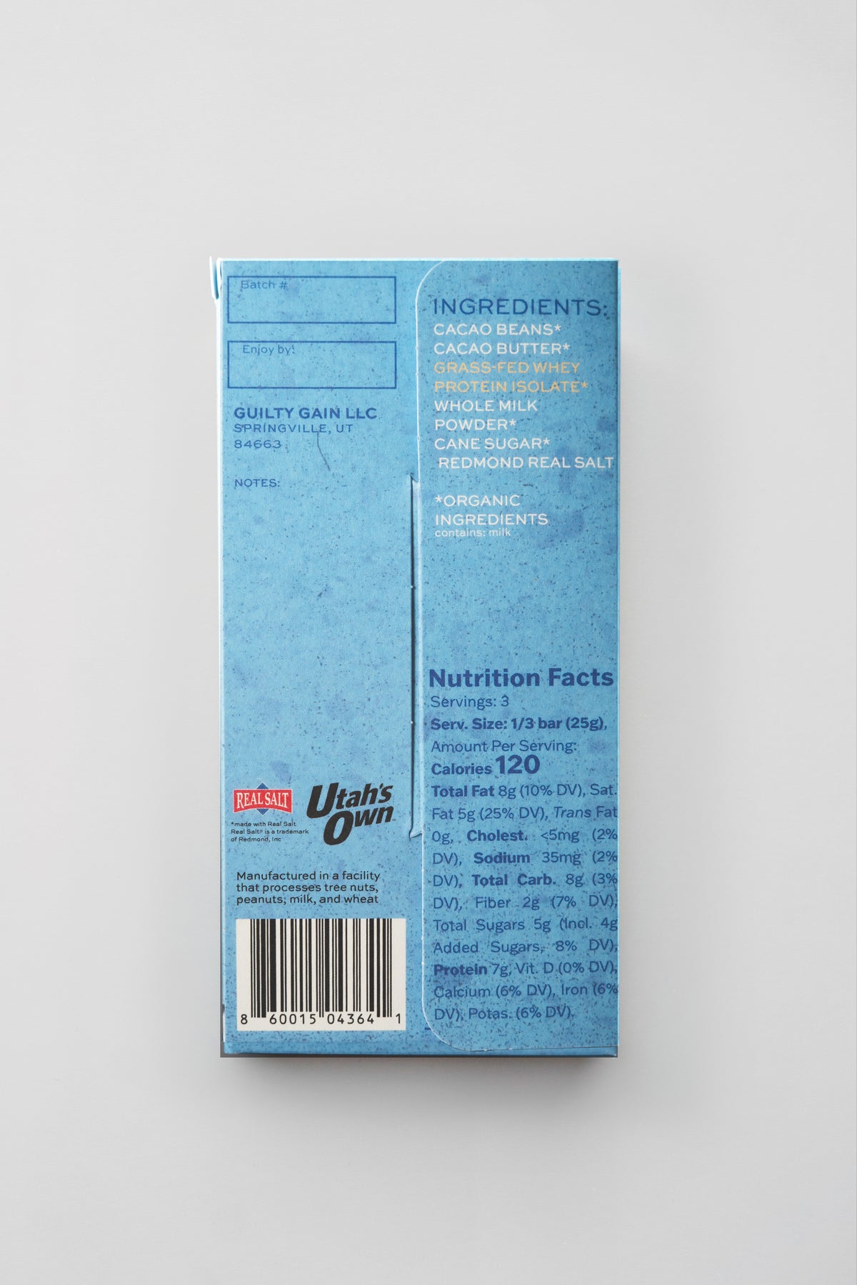 48% Milk Chocolate (Lightly Salted) 20g protein