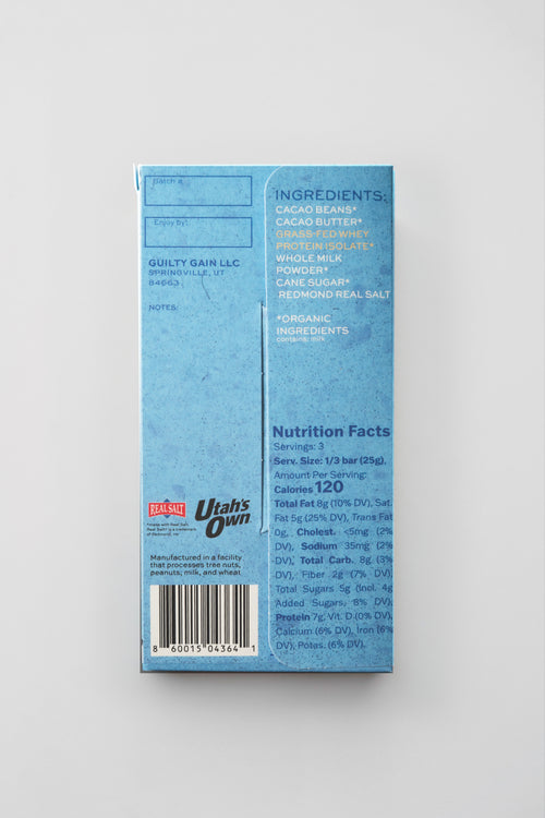 48% Milk Chocolate (Lightly Salted) 20g protein